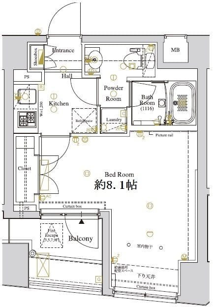 ディアレイシャス東京ベイ潮見 802