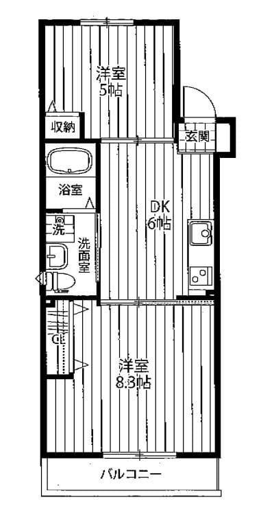 パインヒル17 102 間取り図