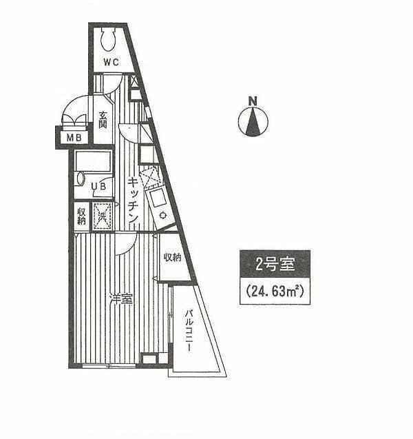 ダブルキュービック 402 間取り図