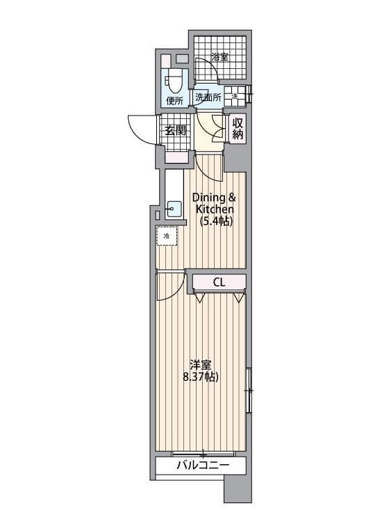 パワーハウスBS 0803 間取り図