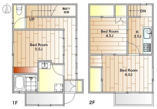 中央町1丁目戸建 1 間取り図