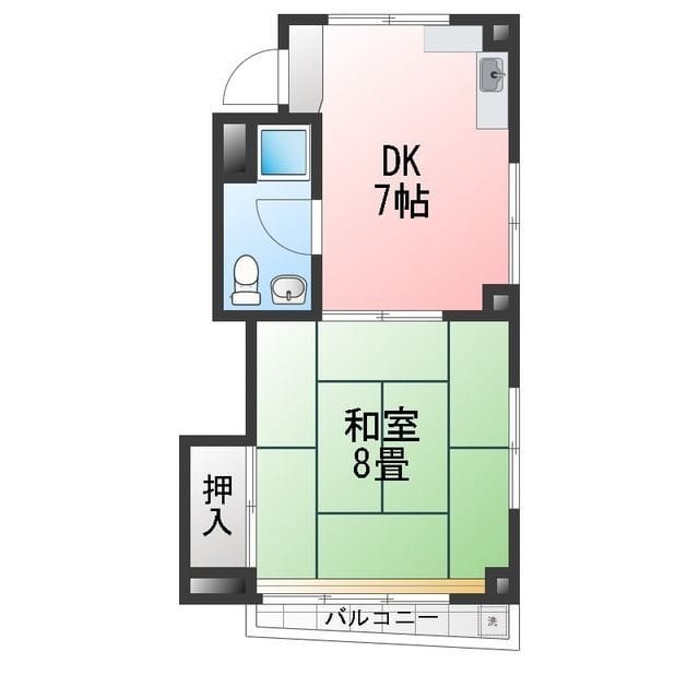 第1村嶋ビル 401 間取り図