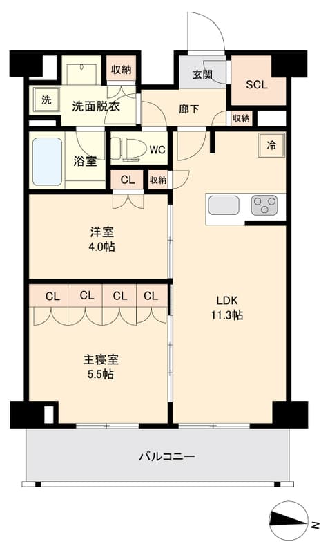 KI-LIGHTKINSHICHO 0506 間取り図