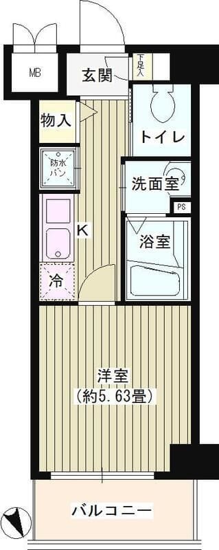 Scena M 605 間取り図