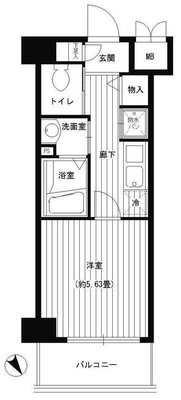Scena M 702 間取り図