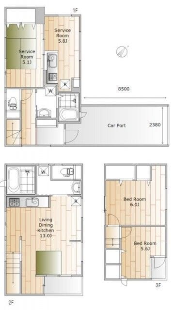 東矢口1丁目戸建 25万円/入力なし/なし