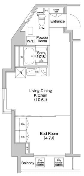 コンフォリア西新宿 1401