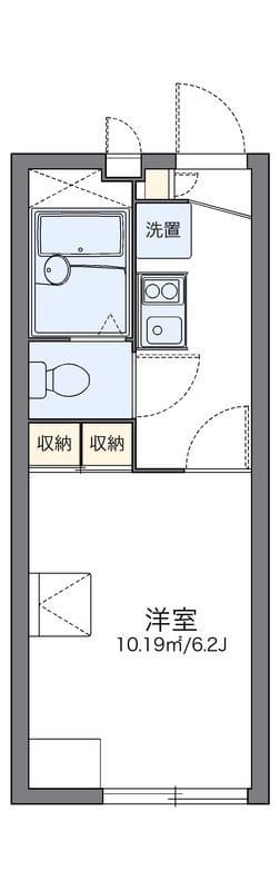レオパレスWing 204 間取り図
