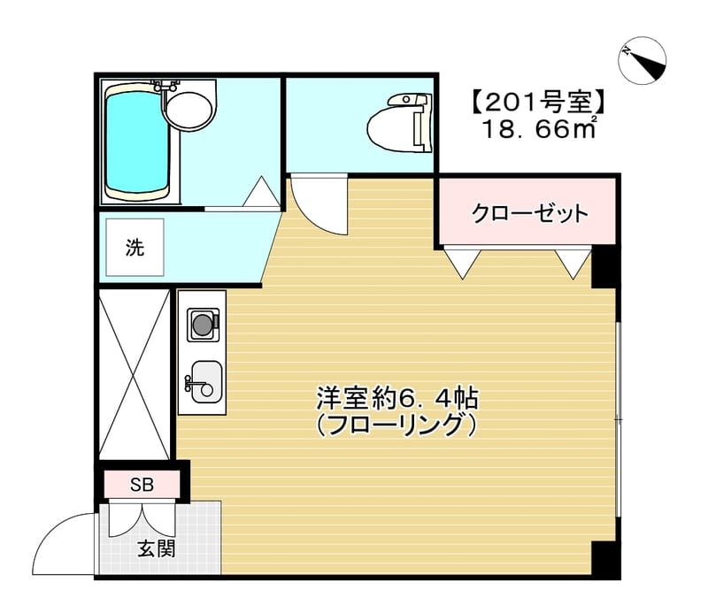 コーポヒルカワ 201
