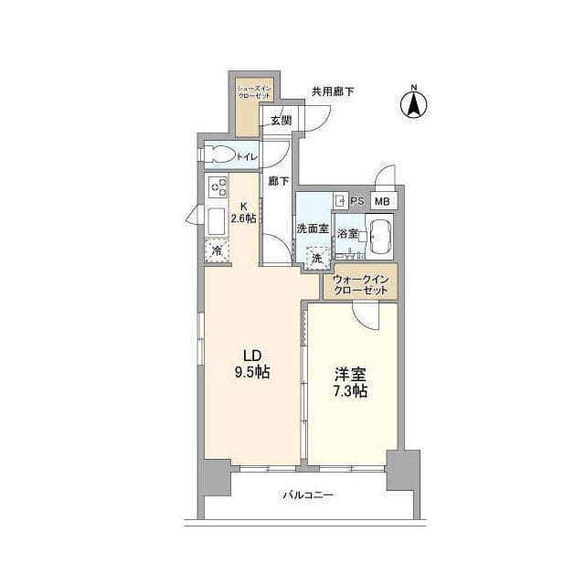 アリュージュ両国 1403 間取り図