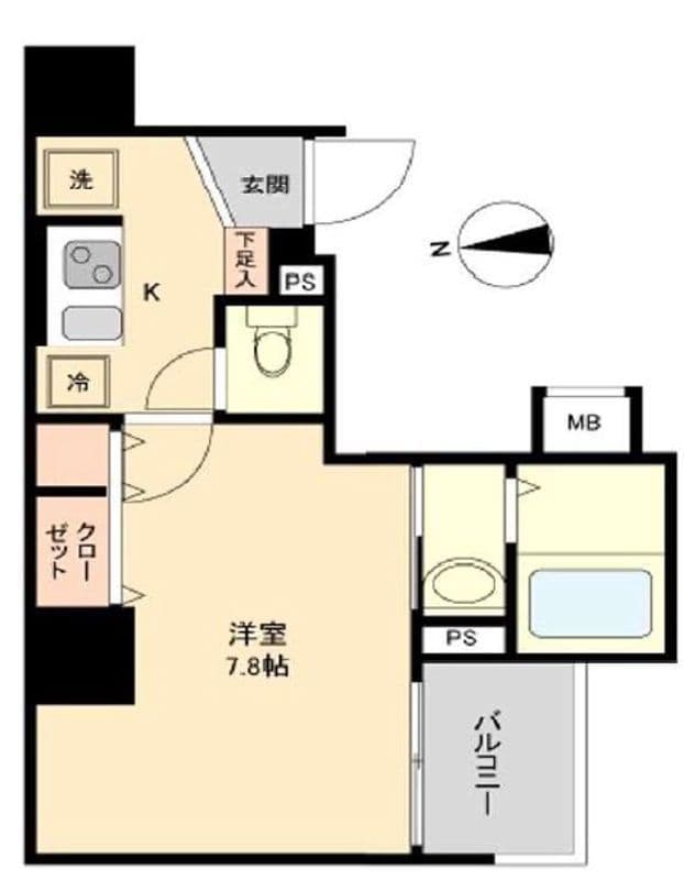 アイル日暮里弐番館 303 間取り図