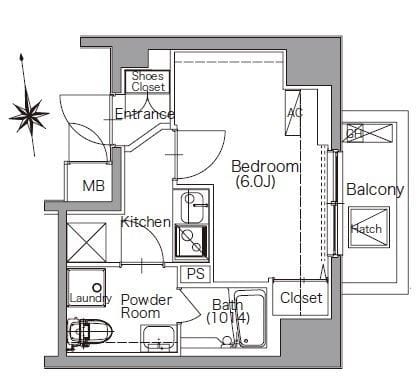 プレセダンヒルズ北千住Ⅱ 404
