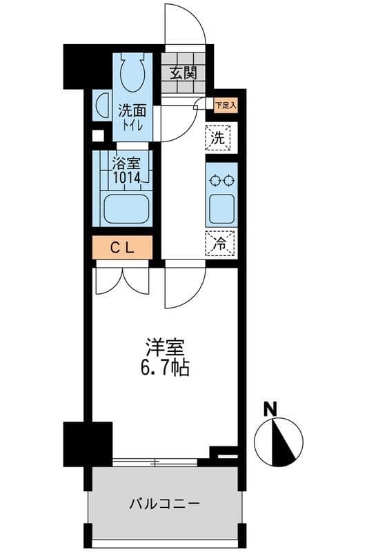 CASSIA押上 0407 間取り図