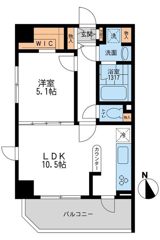 CASSIA押上 0705 間取り図