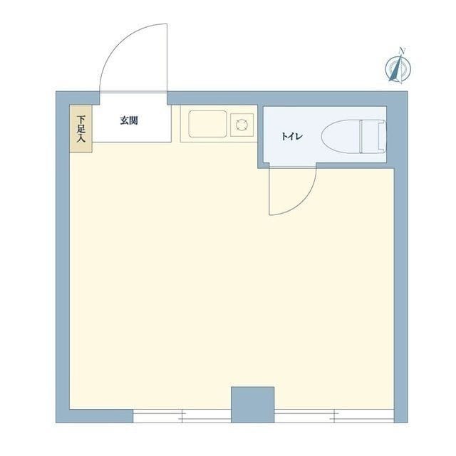 サン&フラワービル 202 間取り図