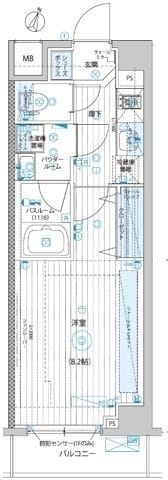 フュージョナル北赤羽DUE 204 間取り図