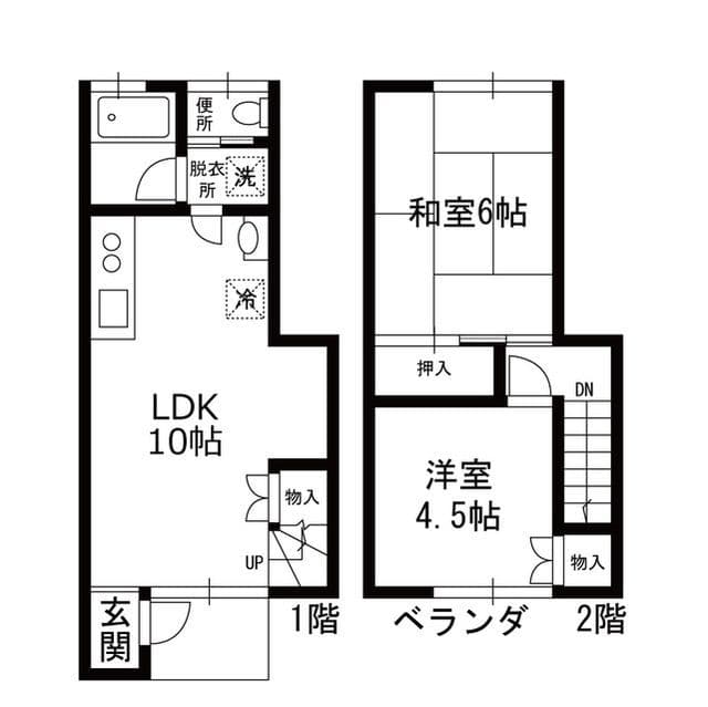 チェリー深沢 C 間取り図