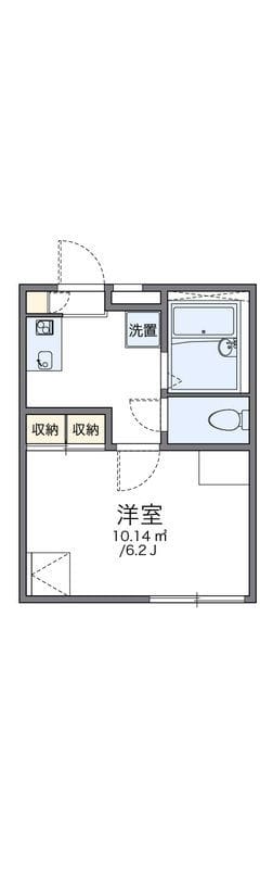レオパレスフルール 102 間取り図