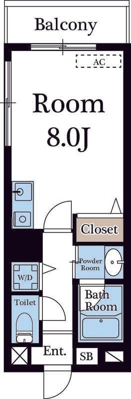 ジュネ本郷 903 間取り図