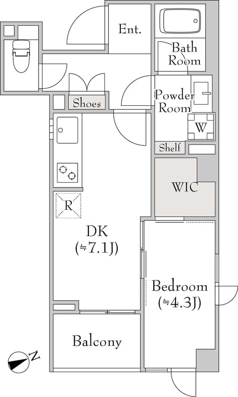 ミリアレジデンス白金台 308