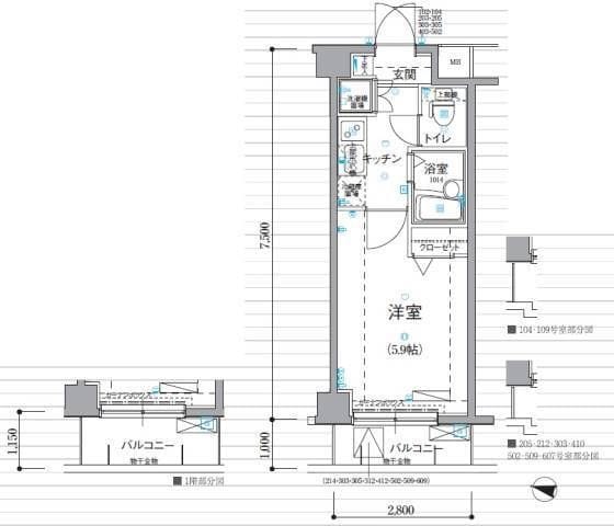 リヴシティ新宿壱番館 605