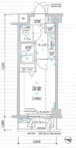 リヴシティ新宿壱番館 606
