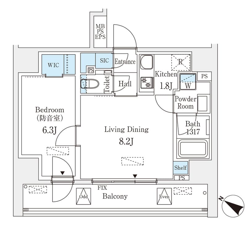 フィシオ飯田橋 1101