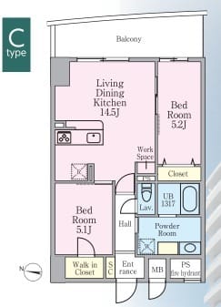 グランシエル川口 1202