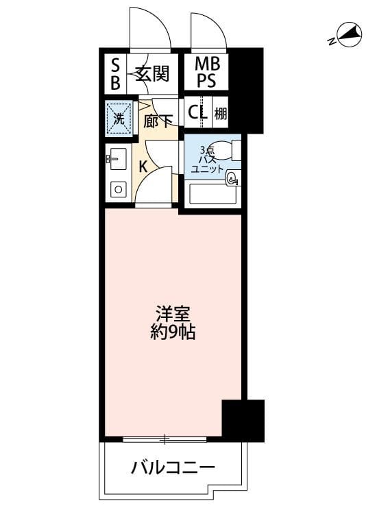 千駄木リリエンハイム 205 間取り図