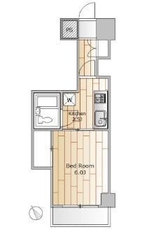 セブンスターマンション第一青葉台 602 間取り図
