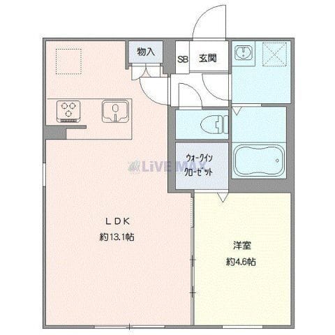 ネオアーバンレジデンス江古田 302 間取り図