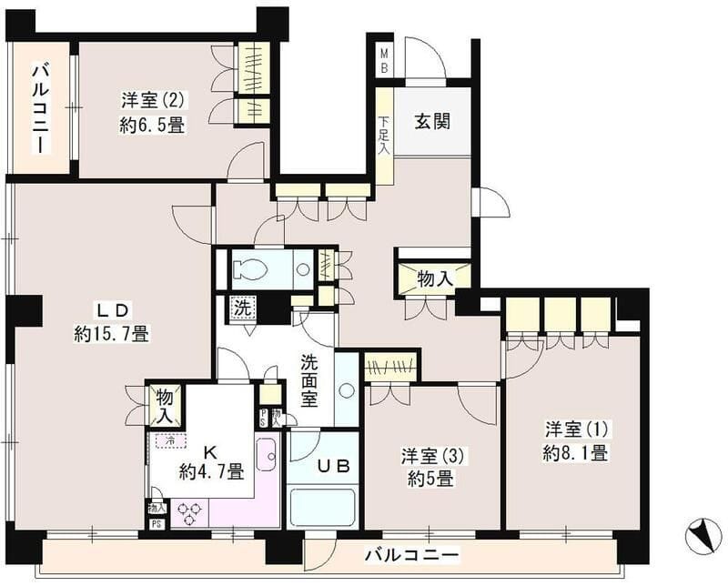 テラス笄町の写真