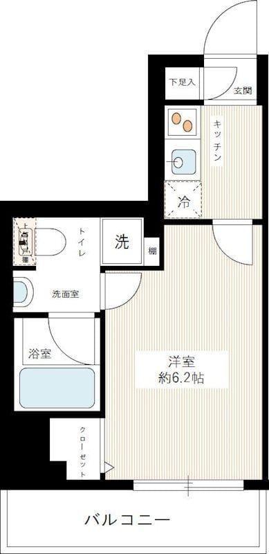 レアライズ綾瀬 211 間取り図