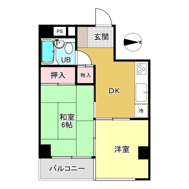 第2伸光マンション 201 間取り図