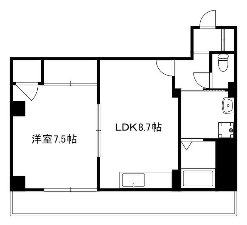 ザテラス中板橋 202 間取り図