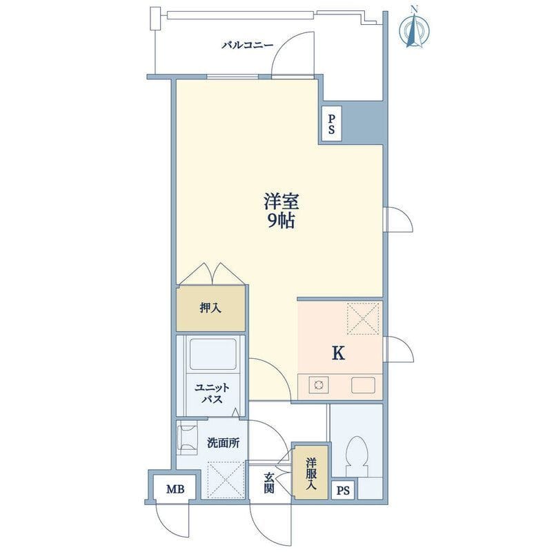 北原シティコープ 202 間取り図