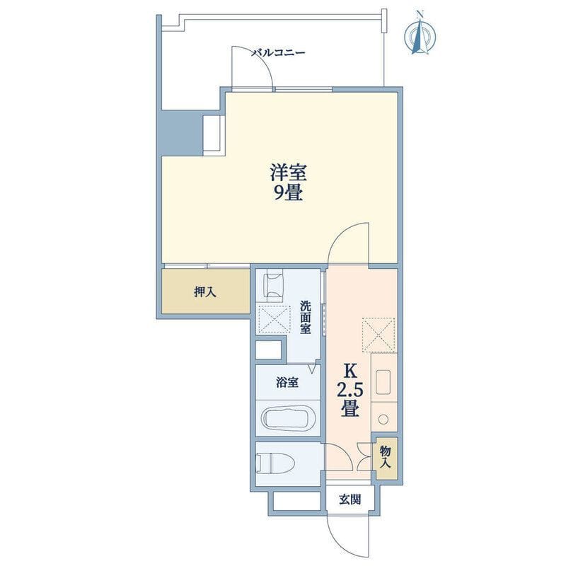 北原シティコープ 401 間取り図