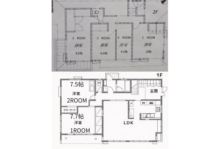 COHUB シェアハウス弘明寺 3 間取り図