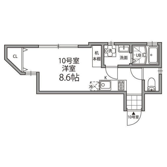 グランエッグス東大前 10 間取り図
