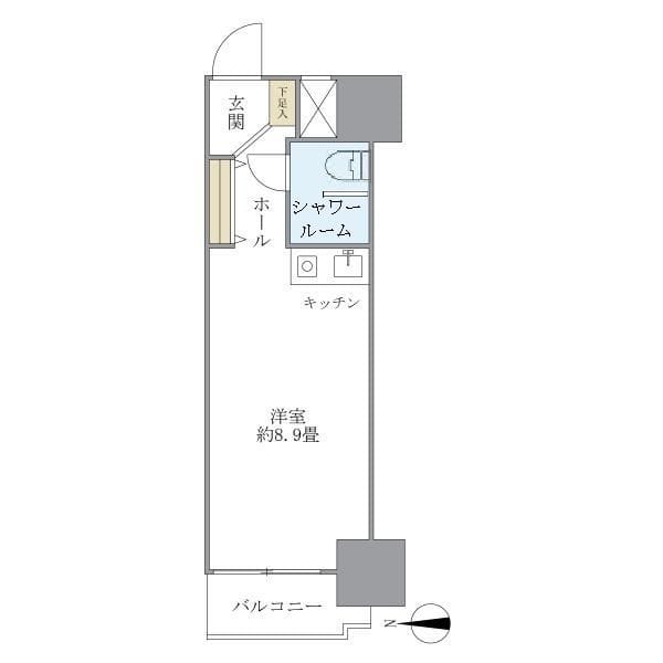 パレ・ドール文京メトロプラザI 505 間取り図