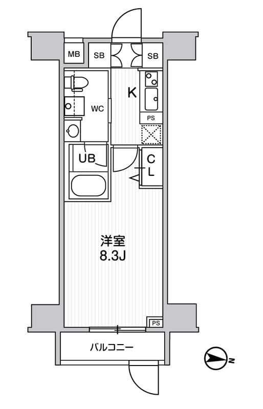 ジェノヴィア三ノ輪Ⅱスカイガーデン 203