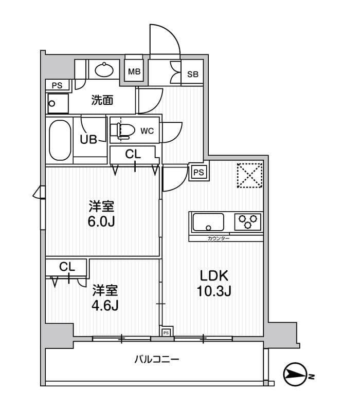 ジェノヴィア三ノ輪Ⅱスカイガーデン 701