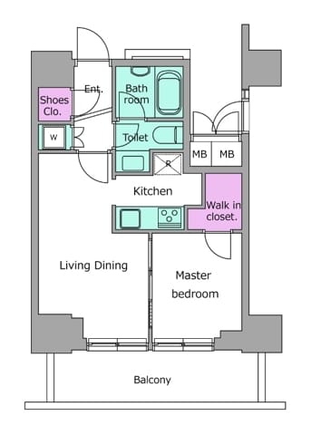 レジディアタワー目黒不動前 0711