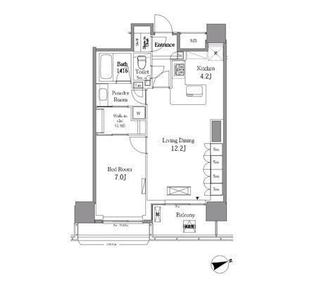 レジディアタワー目黒不動前 1405