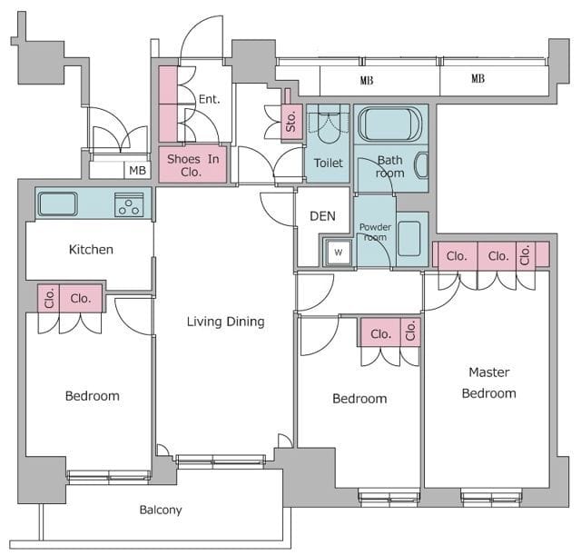 レジディアタワー目黒不動前 2207