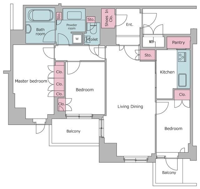 レジディアタワー目黒不動前 2312