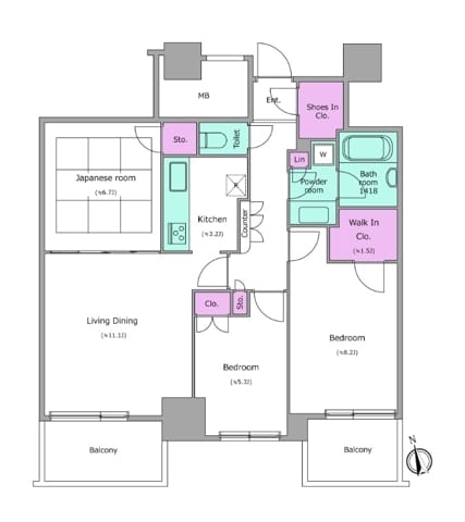 レジディアタワー目黒不動前 2409