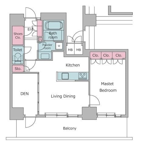 レジディアタワー目黒不動前 2511