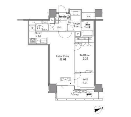 レジディアタワー目黒不動前 2706