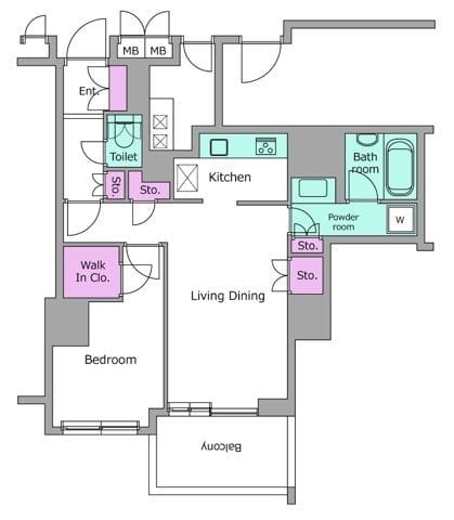 レジディアタワー目黒不動前 2901